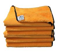 Mr Jeans Microfibre Cleaning Cloths Extra Large 60x40cm Premium Dual-Sided Car Drying Towels Lint Free Super Absorbent for Car Wash Household Cleaning and Detailing Pack of 6