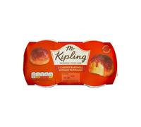 Mr Kipling 2 Cherry Bakewell Sponge Puddings - Pack of 4