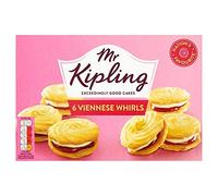 Mr Kipling 6 Viennese whirls Bundle of 3 Full Packs
