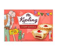 Mr Kipling Cakes - Cherry Bakewells - 6 Pack - SET OF 2