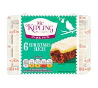 Mr Kipling Christmas Cake Slices, 6 Slices