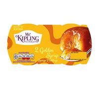 Mr. Kipling Exceedingly Good 2 Golden Syrup Sponge Puddings 2 x 95g (Pack of 4 x 2x95g)