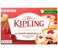 Mr Kipling Exceedingly Good 6 Cherry Bakewells 279 g (Pack of 10)