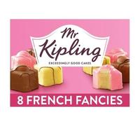 Mr Kipling French Fancies, 8 Treats - Perfect For Snacking On-the-Go (Pack of 1)