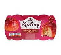 Mr Kipling Raspberry Sponge Puddings 2 x 95g