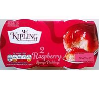 Mr Kipling Raspberry Sponge Puddings 4 x 2 puddings