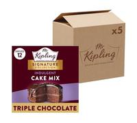 Mr Kipling Signature Collection Indulgent Cake Mix Triple Chocolate Mix, Easy 3-Step Baking, Ideal For Special Occasions - Serves 12, 416 g (Pack of 5)