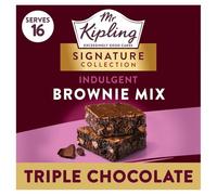 Mr Kipling Signature Triple Chocolate Brownie Cake Mix, Easy Baking, Ideal For Special Occasions - Serves 16, 379 g (Pack of 5)