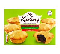 Mr Kipling Small Pastry Pies Bramley Apple & Blackcurrant / Apple / Cherry