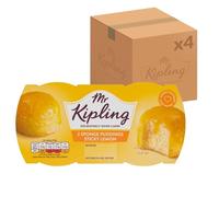 Mr Kipling Sticky Lemon Sponge Pudding Desserts, 190 g (Pack of 4)