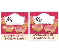 Mr Kippling Strawberries & Cream Cake Tarts x4 (2 Pack)