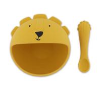 Mr. Lion Baby Meal Set Yellow one size