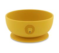 Mr. Lion Silicone Bowl with Suction Cup Yellow one size