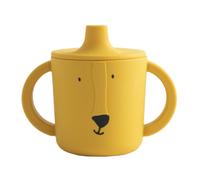 - Mr Lion Sippy Cup - 4m+ - 100% Food Grade Silicone - Yellow