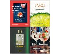 Mr Lyan’s Cocktails at Home, 101 Gins To Try Before You Die, Gin The Manual & Gin Tonica 4 Books Collection Set