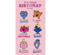 MR MEN AND LITTLE MISS BIRTHDAY CARD