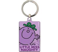 Mr Men and Little Miss Little Miss Naughty Metal Key Fob Keyring 4 x 6cm