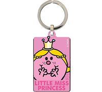 Mr Men and Little Miss Little Miss Princess Metal Key Fob Keyring 4 x 6cm