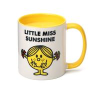 Mr. Men And Little Miss Little Miss Sunshine Coconut & Pineapple Scented Reusable Mug Candle in Yellow | Size: Medium Mr. Men And Little Miss Yellow Medium