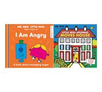 Mr. Men Discover You Collection by Roger Hargreaves: I Am Angry & Little Miss Splendid Moves House (2-Book Set) - Peep-Through Hardcover & Paperback