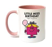 Mr. Men Little Miss Birthday Large Porcelain Colour Handle Mug Little Miss