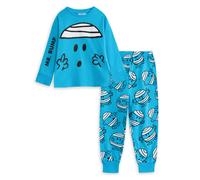 Mr. Men & Little Miss Boys Blue Mr Bump Long Sleeve Long Leg Pyjama Set - 2-3 Years