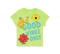 Mr. Men Little Miss Boys Tshirt Kids Tshirt | Cotton Short Sleeve T Shirt for Boys | Green 6-7 Years