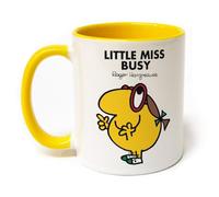 Mr. Men Little Miss Busy Large Porcelain Colour Handle Mug Little Miss
