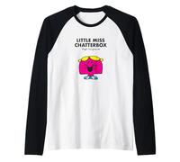 Mr. Men Little Miss Chatterbox T-Shirt Raglan Baseball Tee