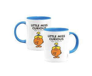 Mr. Men Little Miss Curious Large Porcelain Colour Handle Mug Little Miss