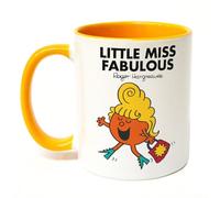 Mr. Men Little Miss Fabulous Large Porcelain Colour Handle Mug Little Miss