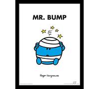 Mr Men & Little Miss, FP12349P-PL, Mr Men - Mr Bump Framed 30 x 40cm Print, Multi-Color, 30 X 40cm