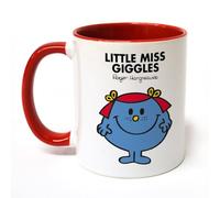 Mr. Men Little Miss Giggles Large Porcelain Colour Handle Mug Little Miss