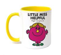 Mr. Men Little Miss Helpful Large Porcelain Colour Handle Mug Little Miss