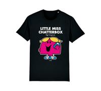MR. MEN LITTLE MISS Little Miss Chatterbox T-Shirt Black