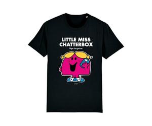 MR. MEN LITTLE MISS Little Miss Chatterbox T-Shirt Black
