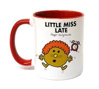 MR. MEN LITTLE MISS Little Miss Late Large Porcelain Colour Handle Mug