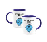 MR. MEN LITTLE MISS Little Miss Shy Large Porcelain Colour Handle Mug