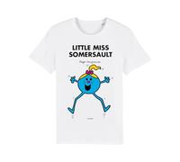 Mr. Men Little Miss Little Miss Somersault T-Shirt White