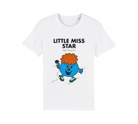 Mr. Men Little Miss Little Miss Star T-Shirt White