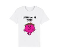 Mr. Men Little Miss Little Miss Wise T-Shirt White