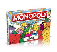 Winning Moves Mr Men and Little Miss Monopoly Board Game, Advance to Mr Tickle, Little Miss Splendid and Mr Sneeze, gift for players aged 8+