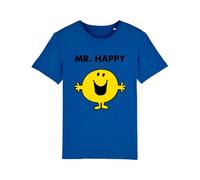 Mr. Men Little Miss Mr. Happy T-Shirt Blue