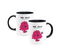 MR. MEN LITTLE MISS Mr. Jelly Large Porcelain Colour Handle Mug