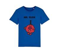 Mr. Men Little Miss Mr. Rude T-Shirt Blue