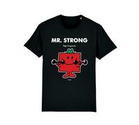 Mr. Men Little Miss Mr. Strong T-Shirt Black