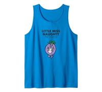 Mr. Men Little Miss Naughty T-Shirt Tank Top, Men, Sapphire Blue, Large