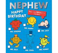 Mr Men Little Miss Nephew Birthday Card, Cute Birthday Card for Nephew