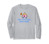 Mr. Men Little Miss Princess This Little Miss Loves Rugby Long Sleeve T-Shirt