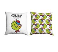 MR. MEN LITTLE MISS Splendid Cushion - 40cm x 40cm Soft-Touch Faux Suede Pillow with Microfibre Inner | Perfect Home Décor & Gifting Idea